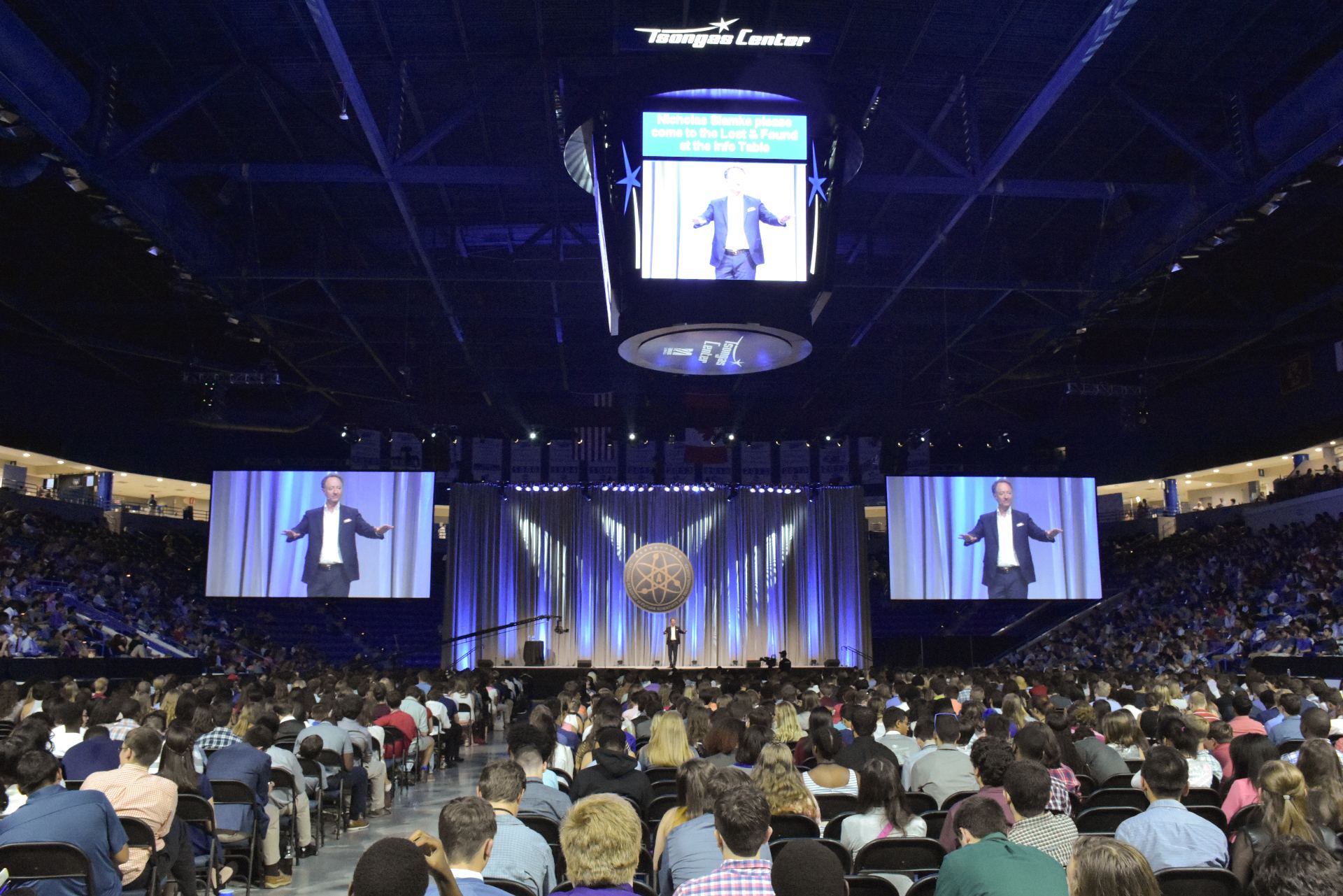 Full house at the Tsongas Center during the summit